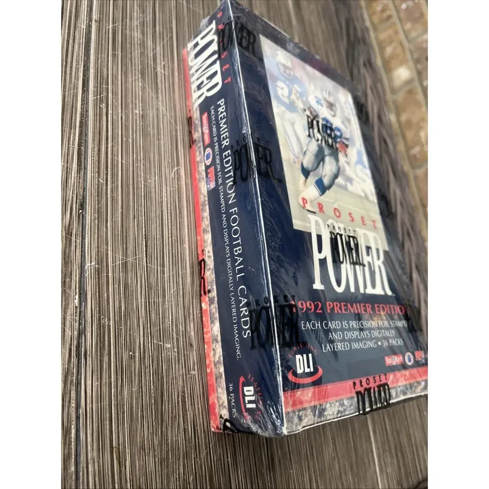 1992 PRO SET POWER FOOTBALL PREMIERE EDITION FACTORY SEALED BOX